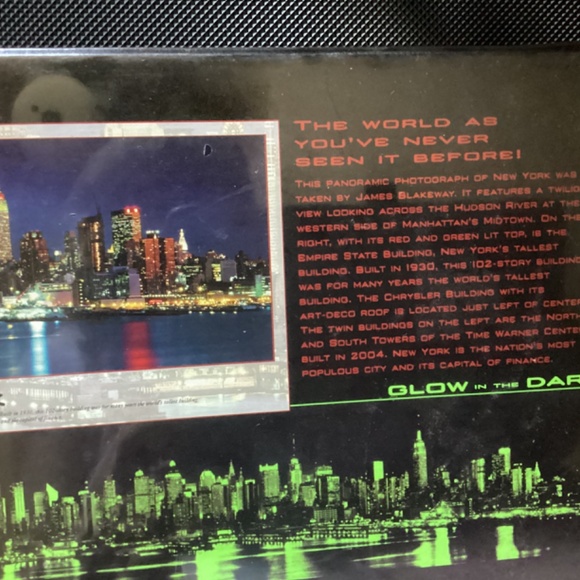 NEW GLOW IN THE DARK New York, New York City Panoramic Puzzle - Picture 6 of 7